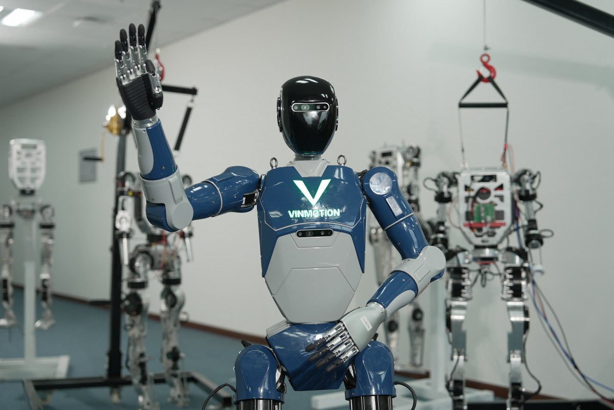 Robot VinMotion do Vingroup sản xuất. Ảnh: Vingroup.