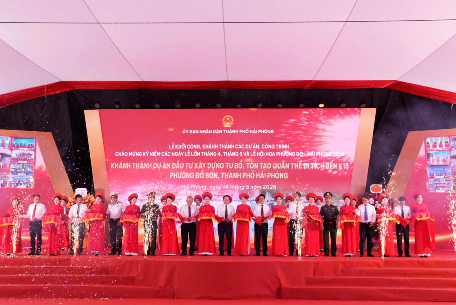 Hải Phòng đồng loạt khánh thành, khởi công 14 công trình dự án trọng điểm
