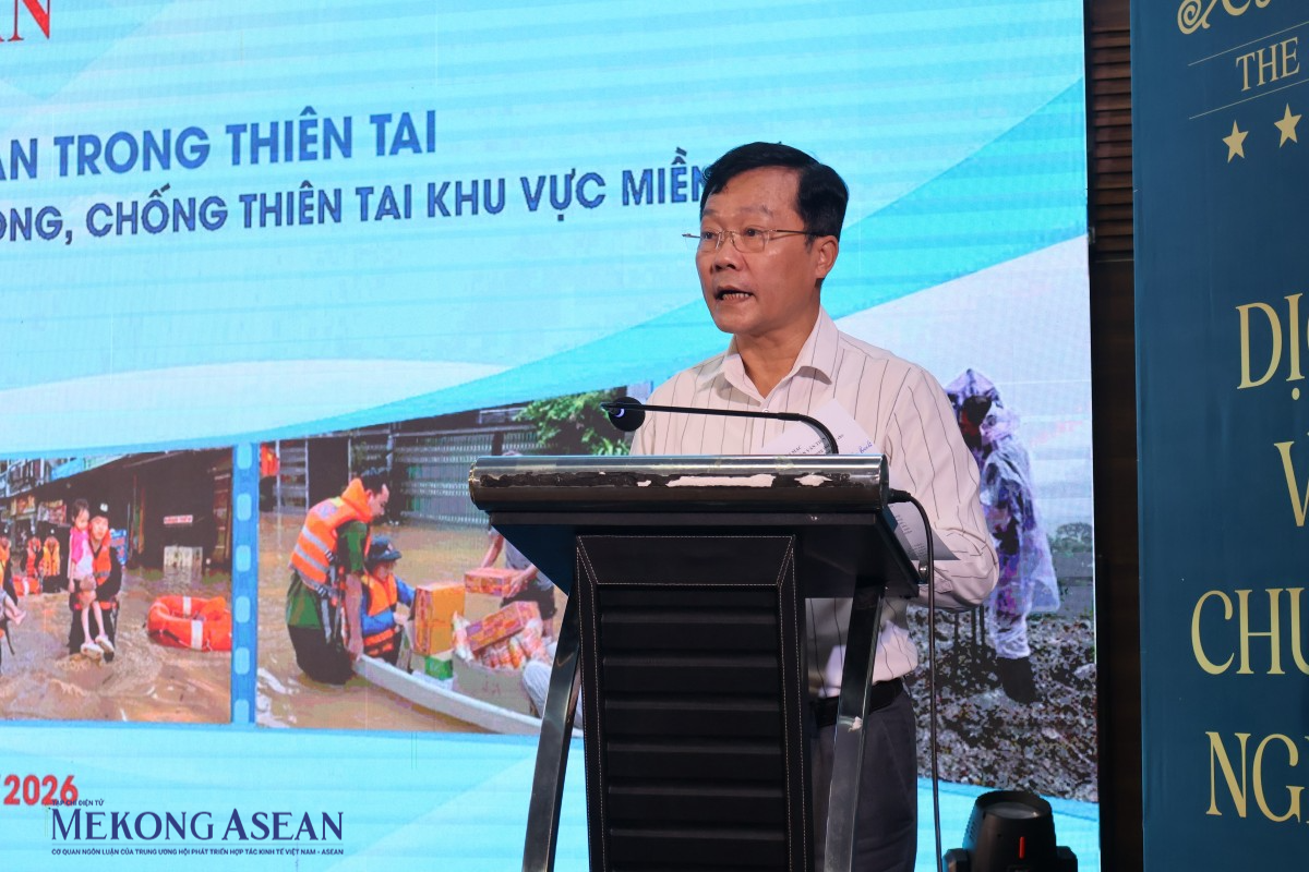 ông Nguyễn Văn Tiến, Phó Cục trưởng Cục Quản lý đê điều và Phòng, chống thiên tai 