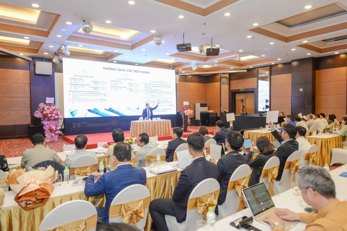 ĐHĐCĐ Vinatex: Đặt mục tiêu doanh thu 21.400 tỷ đồng, chia cổ tức 3%
