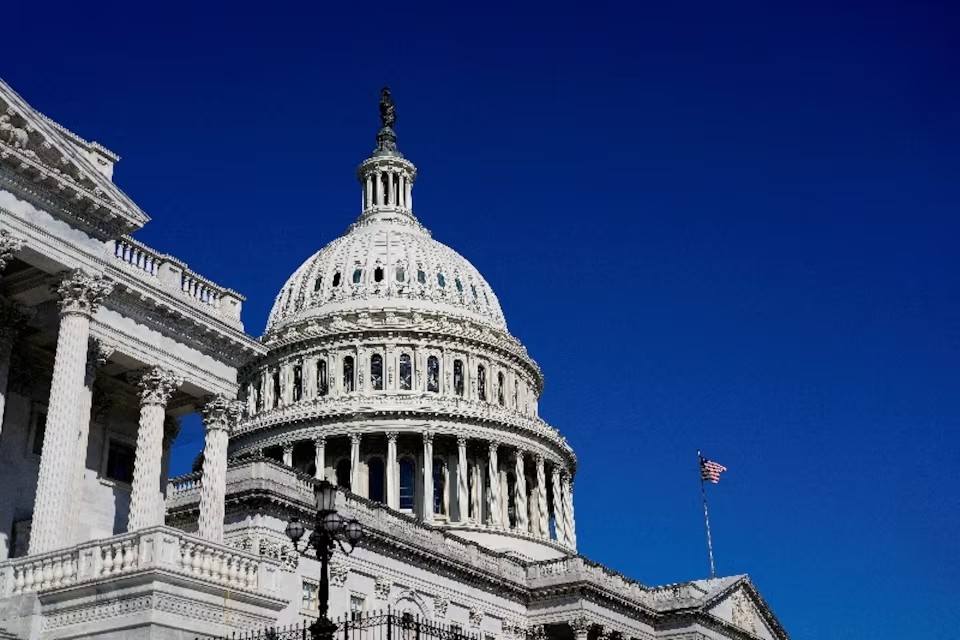 Tòa nhà 555win tải app Mỹ tại thủ đô Washington, nơi diễn ra cuộc bỏ phiếu ngày 19/5. Ảnh: Reuters