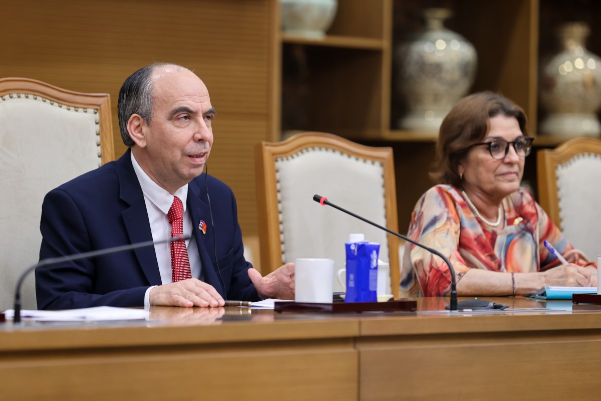 Đại sứ Rogelio Polanco Fuentes khẳng định Cuba luôn coi Việt Nam là người anh em, người đồng chí thân thiết và là hình mẫu trong sự nghiệp đổi mới, phát triển đất nước - Ảnh: VGP