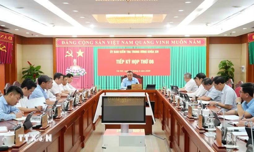 Chủ nhiệm Ủy ban Kiểm tra Trung ương chủ trì kỳ họp