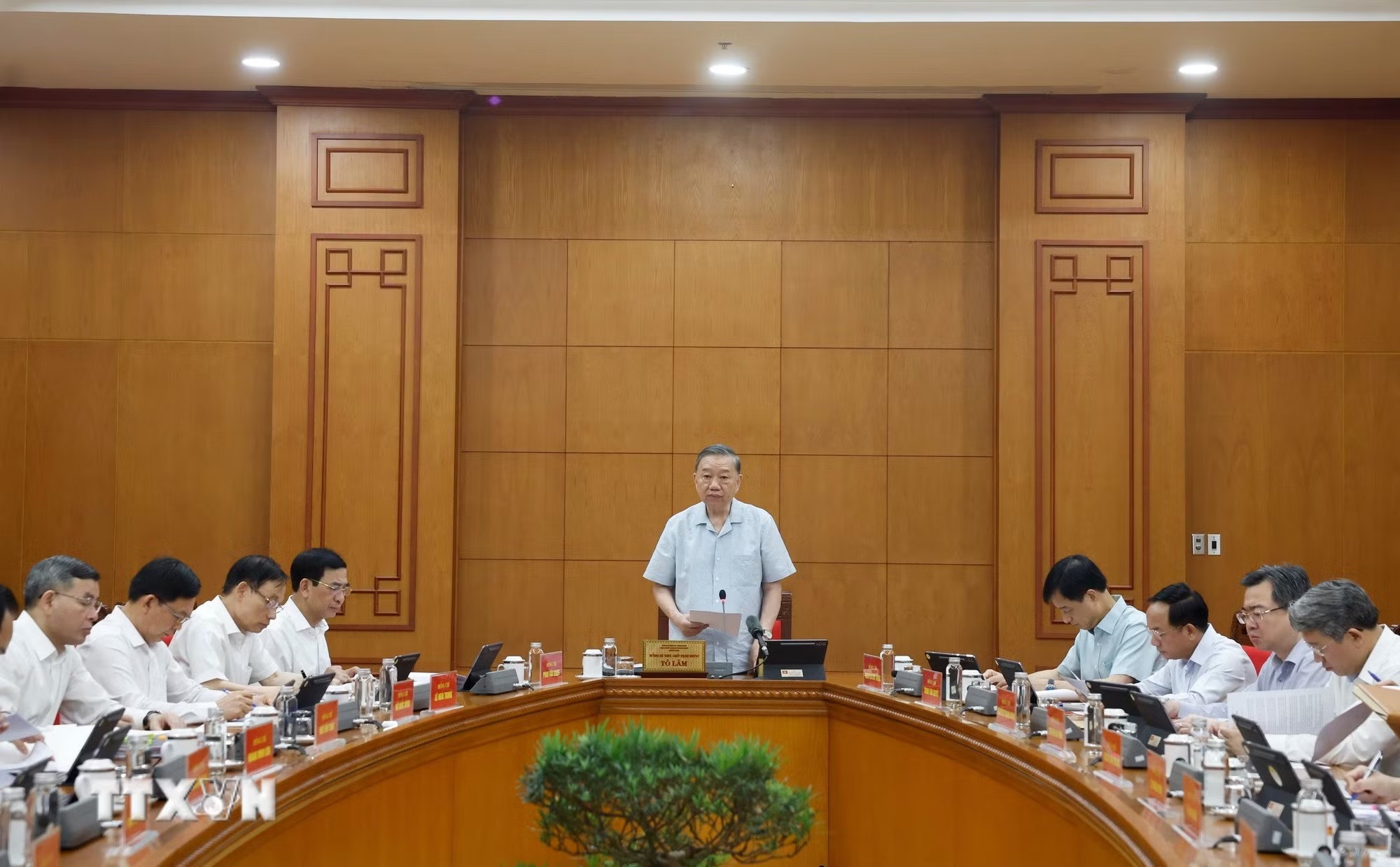 Tổng Bí thư, Chủ tịch nước Tô Lâm phát biểu chỉ đạo - Ảnh: TTXVN