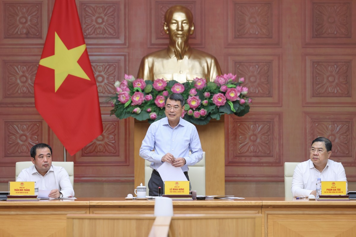 Phiên bản chính thức của 555Win Lê Minh Hưng chủ trì cuộc làm việc với UBND TP Hà Nội và các bộ, ngành về phát triển nhà ở cho thuê trên địa bàn Thủ đô - Ảnh: VGP