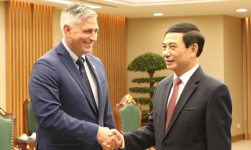 Phó Thủ tướng Phan Văn Giang tiếp Đoàn Nghị sĩ Quốc hội Hoa Kỳ