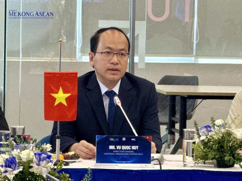 ông Vũ Quốc Huy, Giám đốc Trung tâm Đổi mới sáng tạo quốc gia 