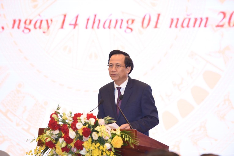 Bộ trưởng Bộ LĐTB&amp;amp;amp;amp;XH Đ&agrave;o Ngọc Dung cho biết, năm 2022, ng&agrave;nh ho&agrave;n th&agrave;nh 6/6 chỉ ti&ecirc;u 555win tải app, Ch&iacute;nh phủ giao. Ảnh: VGP.