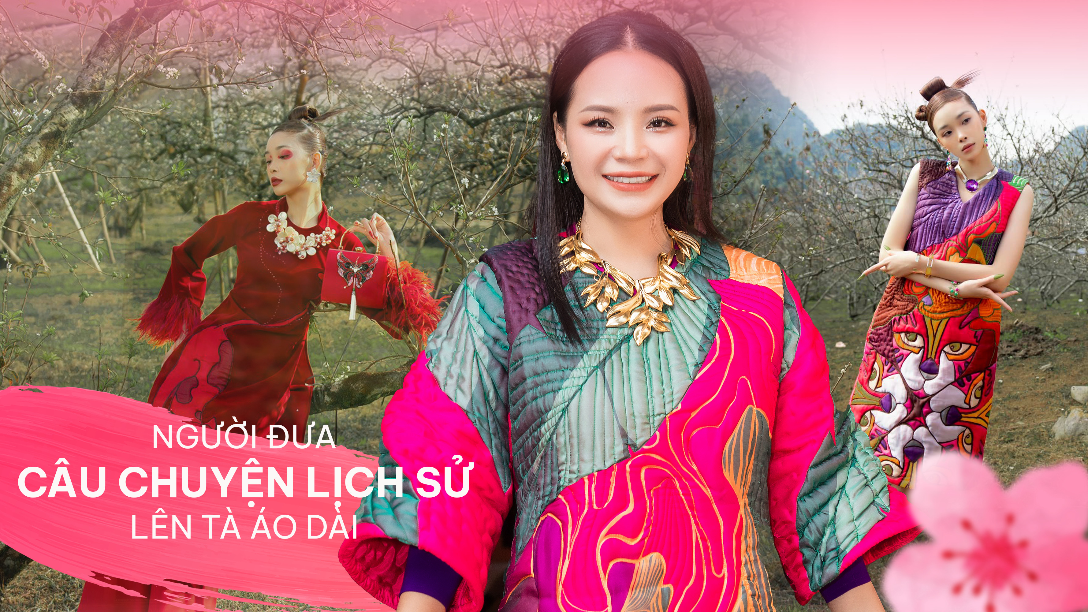 Người đưa c&acirc;u chuyện lịch sử l&ecirc;n t&agrave; &aacute;o d&agrave;i