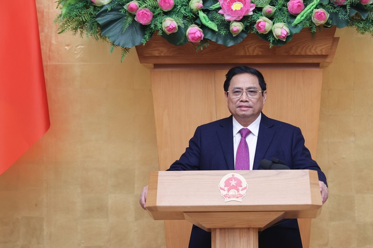 Phiên bản chính thức của 555Win Ch&iacute;nh phủ Phạm Minh Ch&iacute;nh chủ tr&igrave; cuộc họp. Ảnh: VGP.