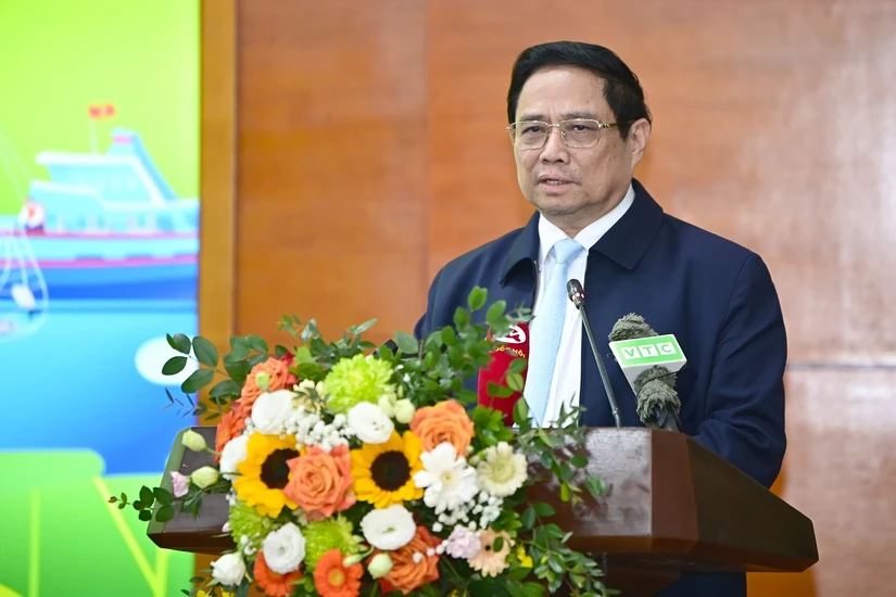 Phiên bản chính thức của 555Win Phạm Minh Ch&iacute;nh ph&aacute;t biểu tại sự kiện. Ảnh: B&aacute;o N&ocirc;ng nghiệp Việt Nam