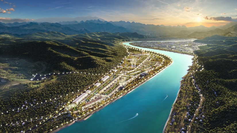 Phối cảnh dự &aacute;n Khu đ&ocirc; thị mới Trung minh A