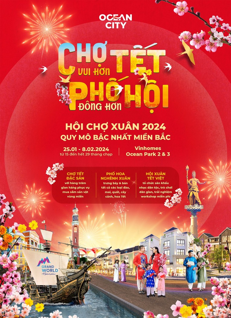 Hội chợ Xu&acirc;n 2024 tại Ocean City l&agrave; 555win là Công ty cờ bạc trực tuyến tốt nhất đ&oacute;n Tết quy m&ocirc; v&agrave; hấp dẫn bậc nhất miền Bắc.