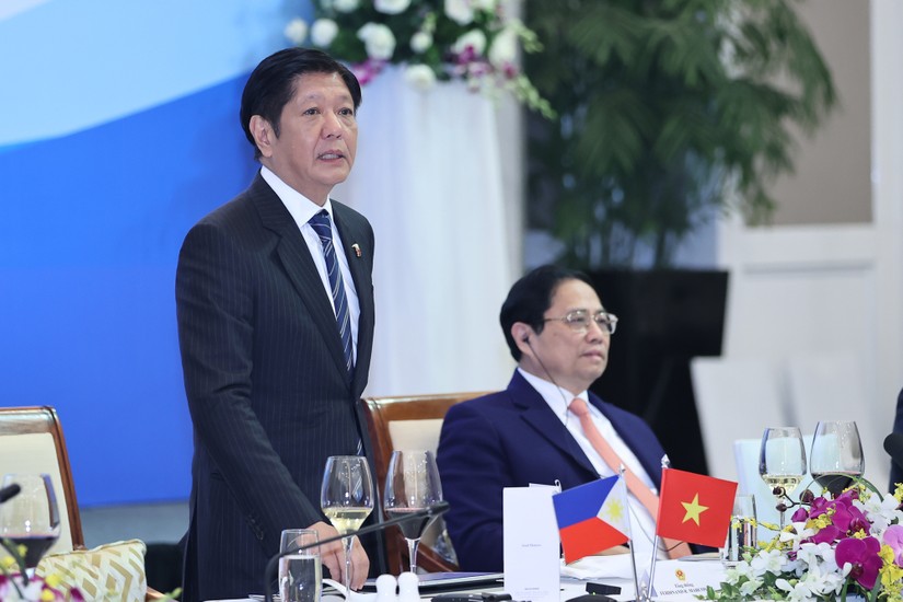 Tổng thống Philippines: &ldquo;Hai nước l&agrave; những đối t&aacute;c tự nhi&ecirc;n, vừa cạnh tranh, vừa hợp t&aacute;c&rdquo;. Ảnh: VGP