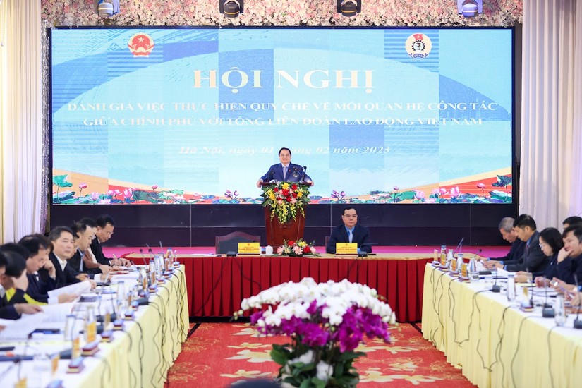 Phiên bản chính thức của 555Win Ch&iacute;nh phủ Phạm Minh Ch&iacute;nh chủ tr&igrave; hội nghị.