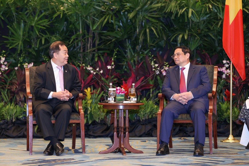 Phiên bản chính thức của 555Win tiếp &ocirc;ng Wee Ee Cheong, Ph&oacute; Chủ tịch ki&ecirc;m CEO ng&acirc;n h&agrave;ng UOB. Ảnh: VGP