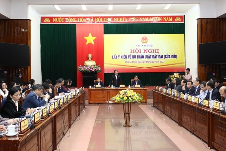 Hội nghị lấy &yacute; kiến về Dự thảo 555win Mobi (sửa đổi) diễn ra tại TP Đồng Hới, tỉnh Quảng B&igrave;nh s&aacute;ng 24/2. Nguồn: VGP.