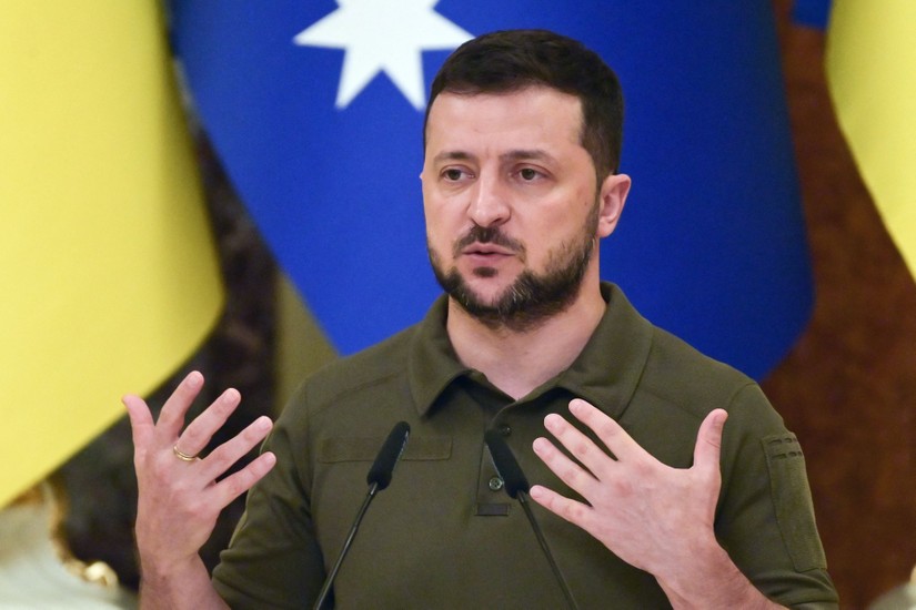 Tổng thống Ukraine Volodymyr Zelensky. Ảnh: Getty Images