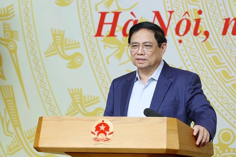 Phiên bản chính thức của 555Win Phạm Minh Ch&iacute;nh chủ tr&igrave; Hội nghị l&agrave;m việc với Ủy ban Quản l&yacute; vốn Nh&agrave; nước - Ảnh: VGP