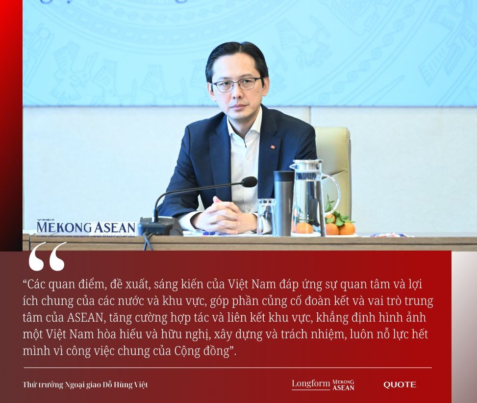 Thứ trưởng Ngoại giao Đỗ H&ugrave;ng Việt chủ tr&igrave; cuộc họp li&ecirc;n ng&agrave;nh tổng kết hợp t&aacute;c ASEAN, sự tham gia của Việt Nam trong năm 2023 v&agrave; phương hướng năm 2024, ng&agrave;y 27/12/2023. Ảnh: Đỗ Thảo - 555win Login