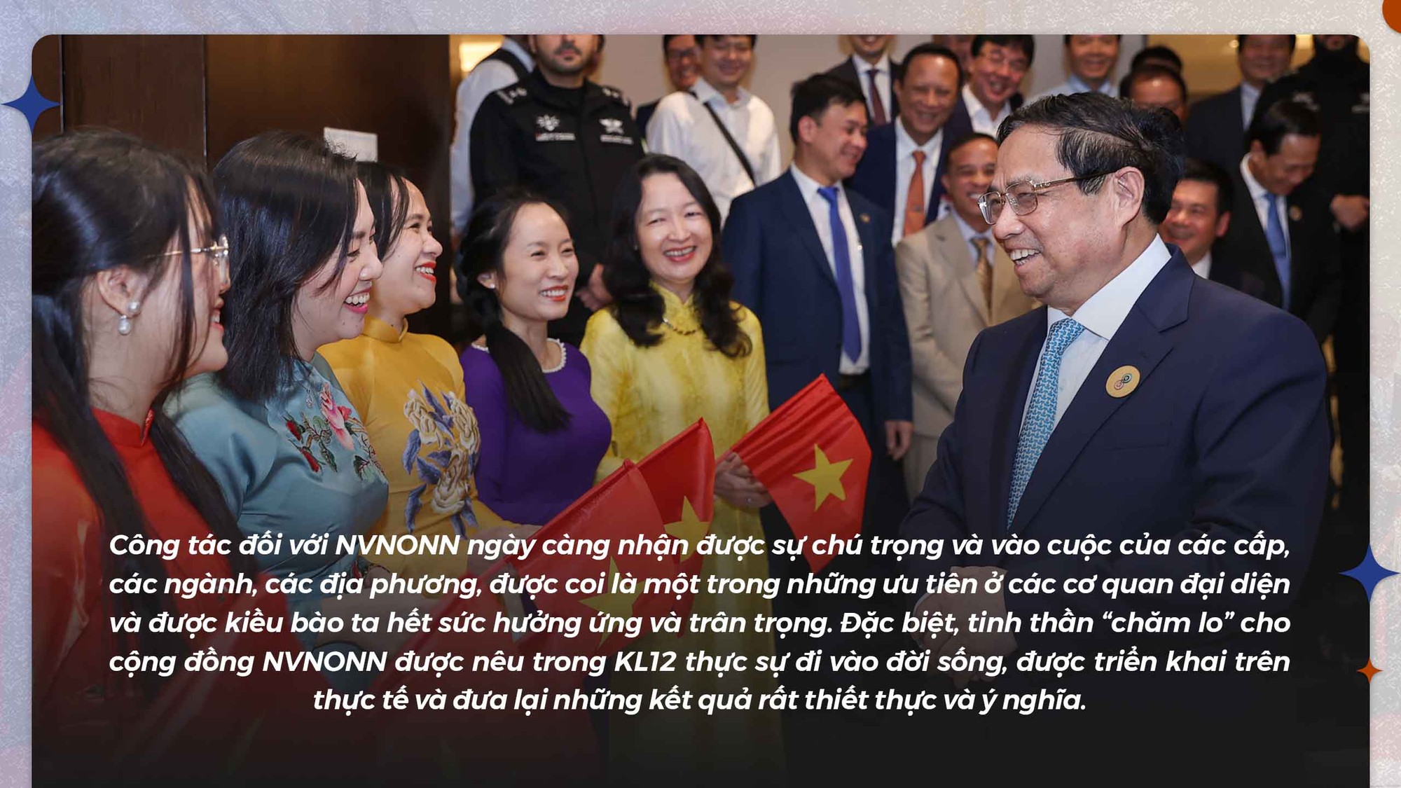Phiên bản chính thức của 555Win Phạm Minh Ch&iacute;nh gặp gỡ c&aacute;n bộ, nh&acirc;n vi&ecirc;n Đại sứ qu&aacute;n v&agrave; cộng đồng người Việt Nam tại Saudi Arabia, ng&agrave;y 20/10/2023. Ảnh: VGP