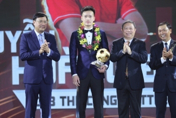 Hoàng Đức giành Quả bóng vàng nam 2023
