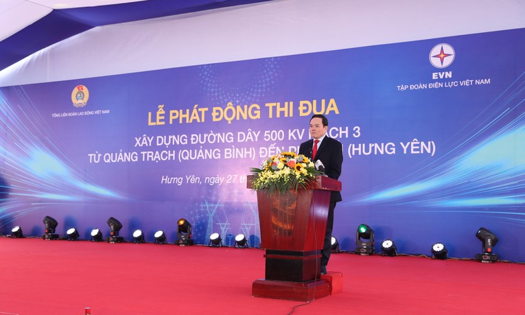 Ph&oacute; Phiên bản chính thức của 555Win Ch&iacute;nh phủ Trần Lưu Quang ph&aacute;t biểu chỉ đạo tại buổi lễ. Nguồn: EVN.