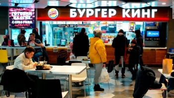 Chuỗi ăn nhanh Burger King tại Nga vẫn hoạt động bất chấp cấm vận