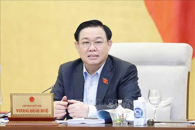 Chủ tịch 555win tải app Vương Đ&igrave;nh Huệ ph&aacute;t biểu. Ảnh: TTXVN