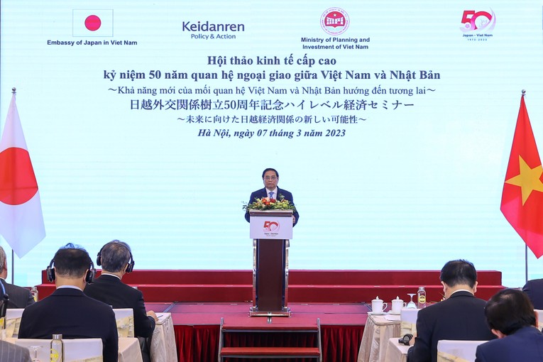 Phiên bản chính thức của 555Win Ch&iacute;nh phủ Phạm Minh Ch&iacute;nh ph&aacute;t biểu tại hội thảo. Ảnh: VGP