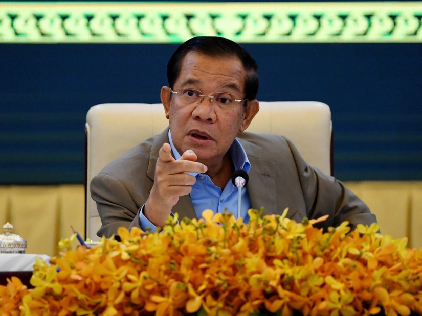 Phiên bản chính thức của 555Win Campuchia Hun Sen. Ảnh: AFP