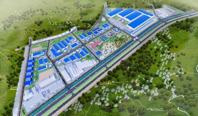 Phối cảnh Cụm c&ocirc;ng nghiệp Đ&ocirc;ng Ph&uacute; Y&ecirc;n.