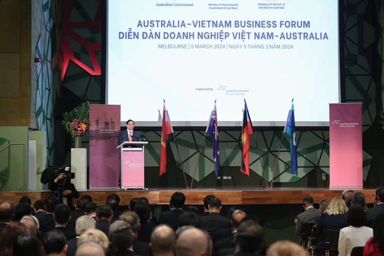 To&agrave;n cảnh Diễn đ&agrave;n Trang Nhà Cái 555win.com - Đăng Nhập +555k Việt Nam - Australia. Ảnh: VGP