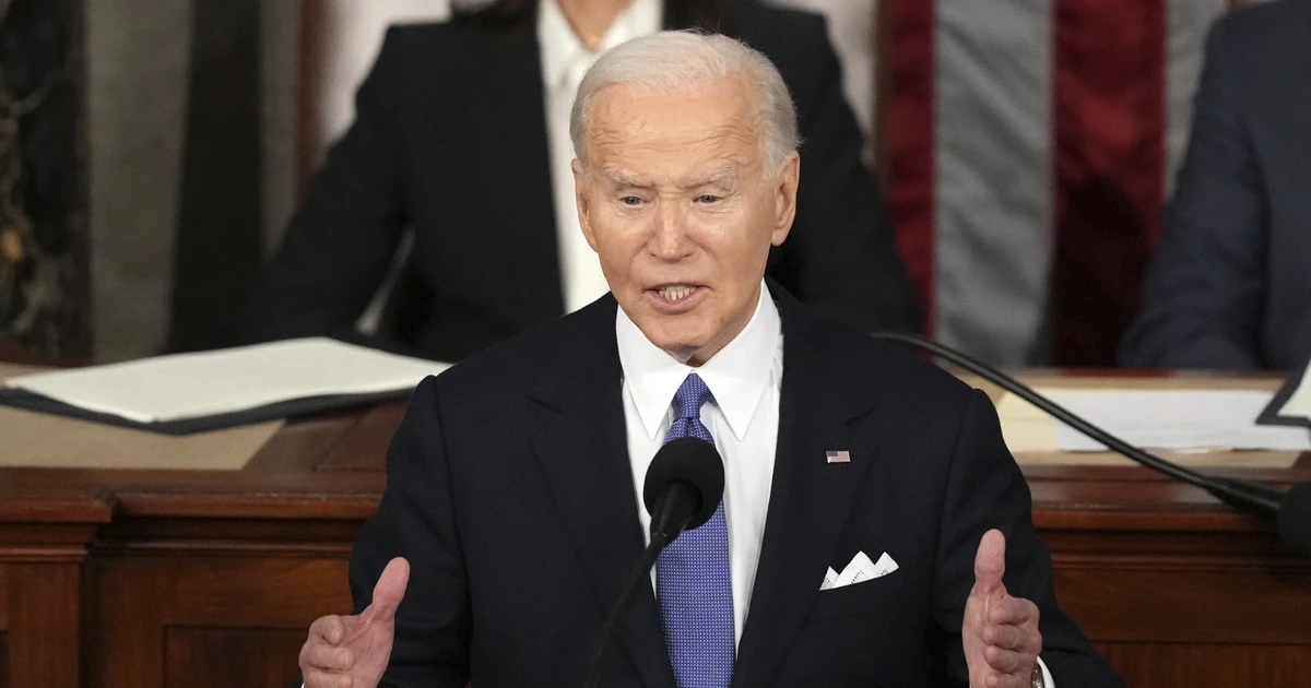 Tổng thống Biden 'đối đầu' với ông Trump trong Thông điệp Liên bang