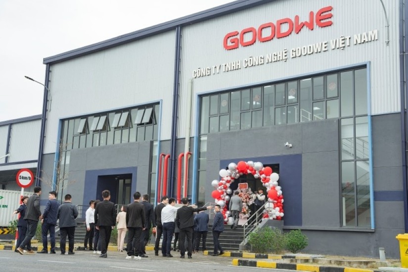 Lễ khai trương nh&agrave; m&aacute;y sản xuất m&aacute;y biến tần của GoodWe tại Hải Ph&ograve;ng.