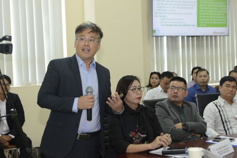 ThS. Th&aacute;i Trần, Gi&aacute;m đốc C&ocirc;ng ty Tư vấn Hanam Carbon ph&aacute;t biểu tại hội thảo &amp;amp;amp;quot;T&iacute;n chỉ Carbon - Trang Nhà Cái 555win.com - Đăng Nhập +555k bắt đầu từ đ&acirc;u&amp;amp;amp;quot;. Nguồn: VANZA