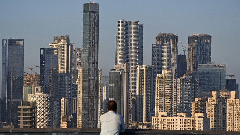 C&aacute;c t&ograve;a nh&agrave; cao tầng ở Mumbai, Ấn Độ. Ảnh: Getty Images