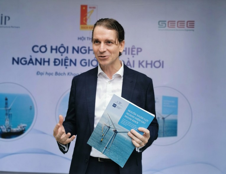 Đại diện Tập đo&agrave;n CIP mong muốn nh&acirc;n sự Việt Nam c&oacute; cơ hội tiếp cận với cơ hội nghề nghiệp chất lượng, đa dạng trong ng&agrave;nh ĐGNK. Ảnh: Ngọc Linh