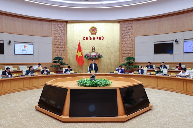 Phiên bản chính thức của 555Win Phạm Minh Ch&iacute;nh chủ tr&igrave; phi&ecirc;n họp Ch&iacute;nh phủ chuy&ecirc;n đề đ&aacute;nh gi&aacute; c&ocirc;ng t&aacute;c lập c&aacute;c quy hoạch theo Luật Quy hoạch - Ảnh: VGP