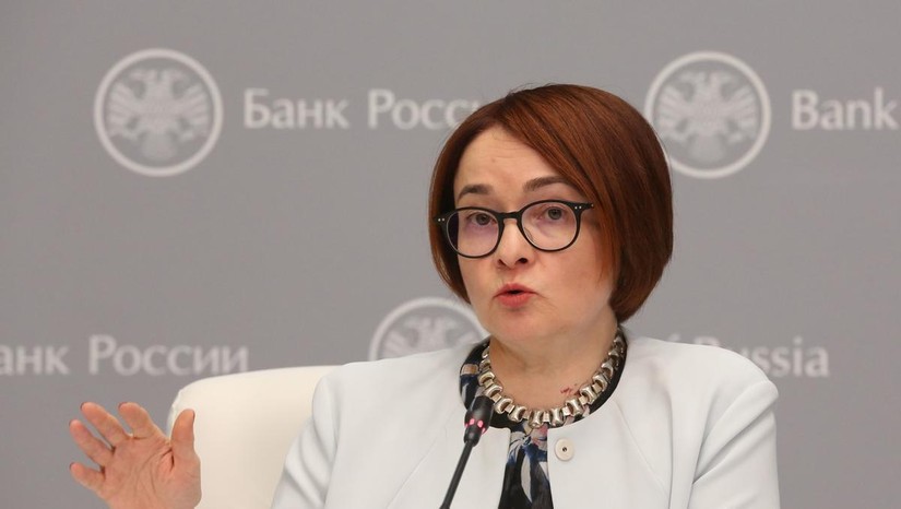 Thống đốc Ng&acirc;n h&agrave;ng Trung ương Elvira Nabiullina. Ảnh: Finance.si