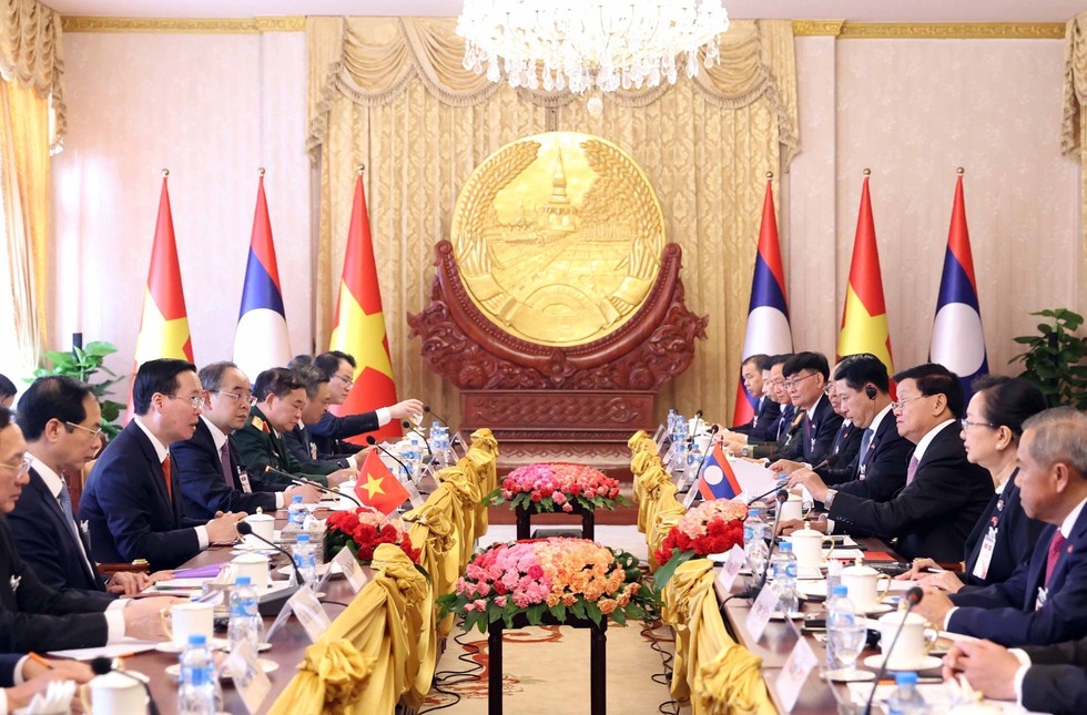 Chuyến thăm L&agrave;o của Chủ tịch nước V&otilde; Văn Thưởng c&oacute; &yacute; nghĩa 'đặc biệt' ảnh 2