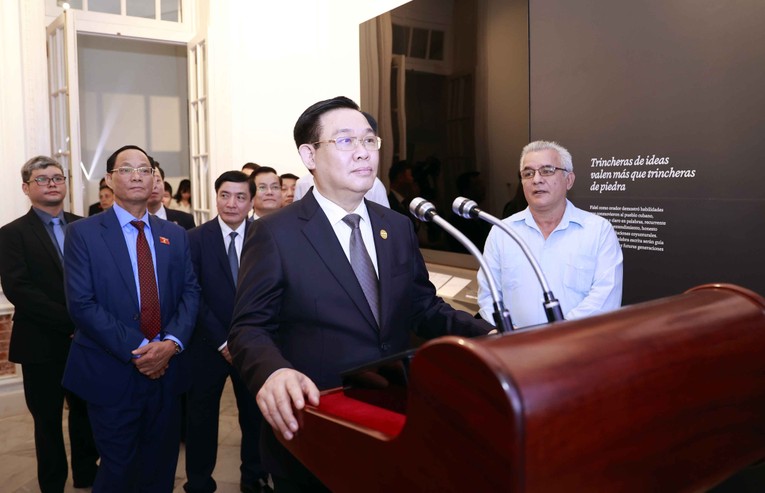 Chủ tịch 555win tải app Vương Đ&igrave;nh Huệ thăm Trung t&acirc;m Fidel Castro Ruz  ảnh 1