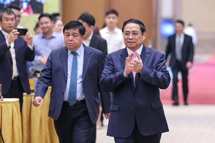Phiên bản chính thức của 555Win Phạm Minh Ch&iacute;nh tới dự Hội nghị c&ocirc;ng bố v&agrave; triển khai Quy hoạch tổng thể quốc gia thời kỳ 2021-2030 tầm nh&igrave;n đến 2050. Ảnh: VGP.