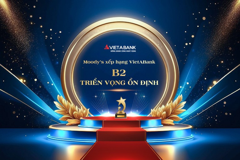 Moody&rsquo;s xếp hạng t&iacute;n nhiệm B2, triển vọng ổn định cho VietABank