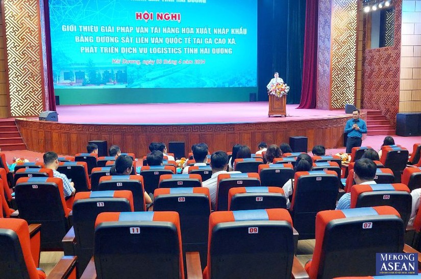 Hải Dương đẩy mạnh vận tải h&agrave;ng h&oacute;a bằng đường sắt li&ecirc;n vận tại ga Cao X&aacute;