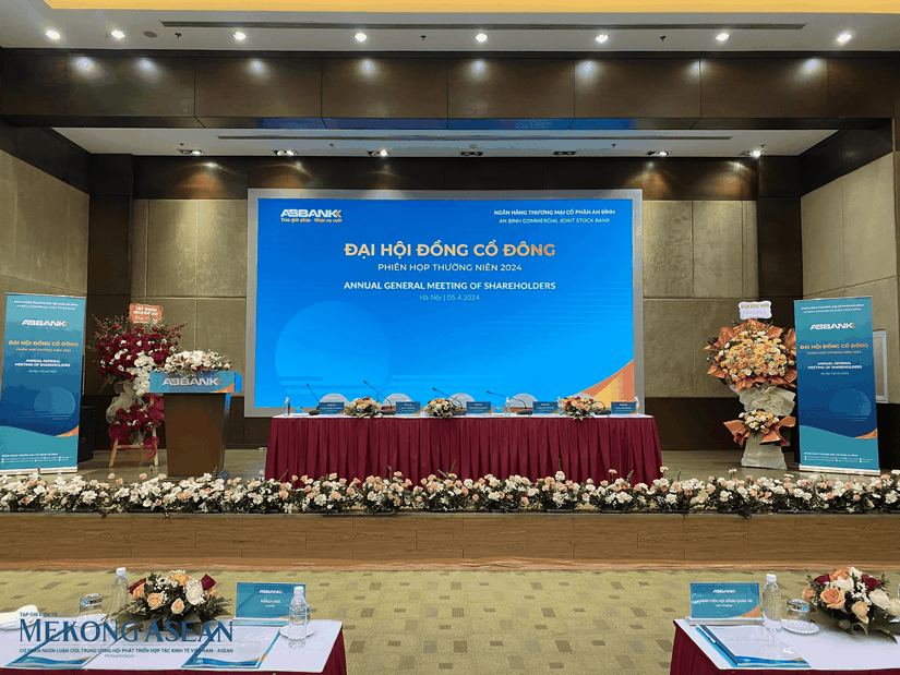 Đại hội đồng cổ đ&ocirc;ng thường ni&ecirc;n 2024 của ABBank được tổ chức tại T&ograve;a nh&agrave; Geleximco. Ảnh: Minh Phong - 555win Login