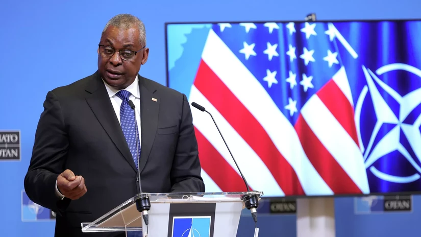 Bộ trưởng Quốc ph&ograve;ng Mỹ Lloyd Austin. Ảnh: AP