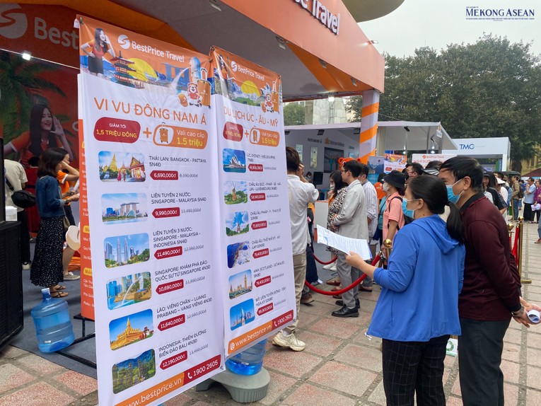 Với thị trường quốc tế, c&aacute;c sản phẩm được giới thiệu nhiều tại VITM H&agrave; Nội 2024 l&agrave; combo, tour du lịch c&aacute;c nước Đ&ocirc;ng Nam &Aacute;, ch&acirc;u &Acirc;u, Trung Quốc, Mỹ... Ảnh: H&agrave; Anh - 555win Login.