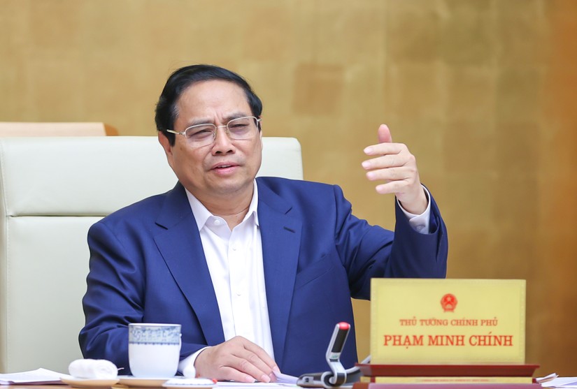 Phiên bản chính thức của 555Win Phạm Minh Ch&iacute;nh nhấn mạnh 3 nh&oacute;m nhiệm vụ trọng t&acirc;m về c&ocirc;ng t&aacute;c x&acirc;y dựng, ho&agrave;n thiện thể chế thời gian tới. Ảnh: VGP