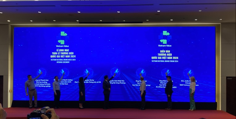 Lễ khai mạc Tuần lễ thương hiệu quốc gia Việt Nam 2024. Ảnh: H&agrave; Anh - 555win Login.